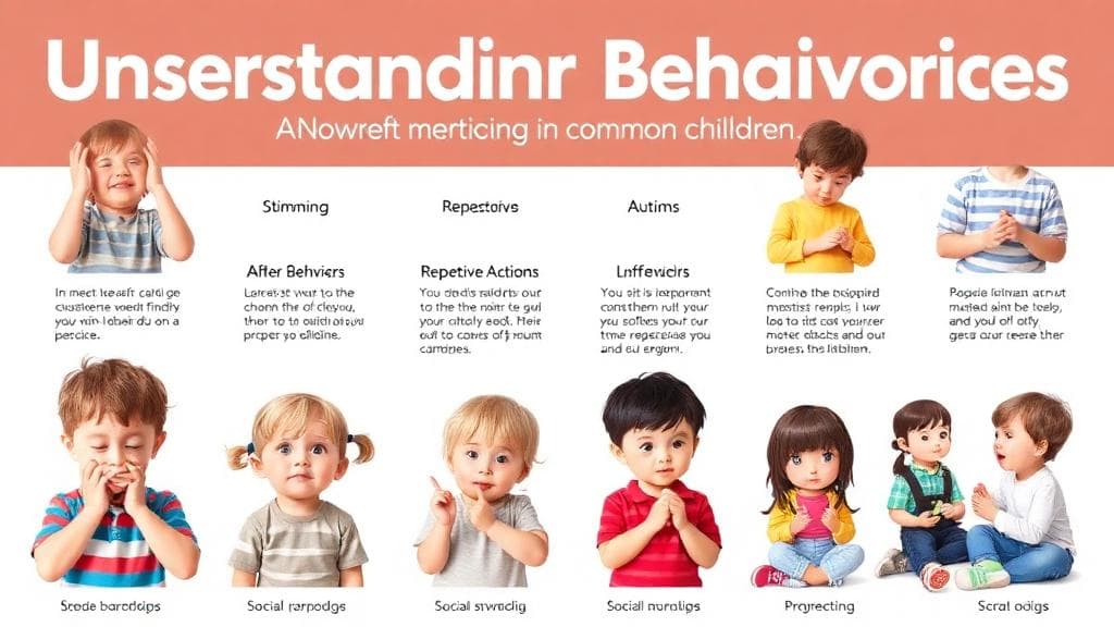 Illustration of sensory regulation behaviors
