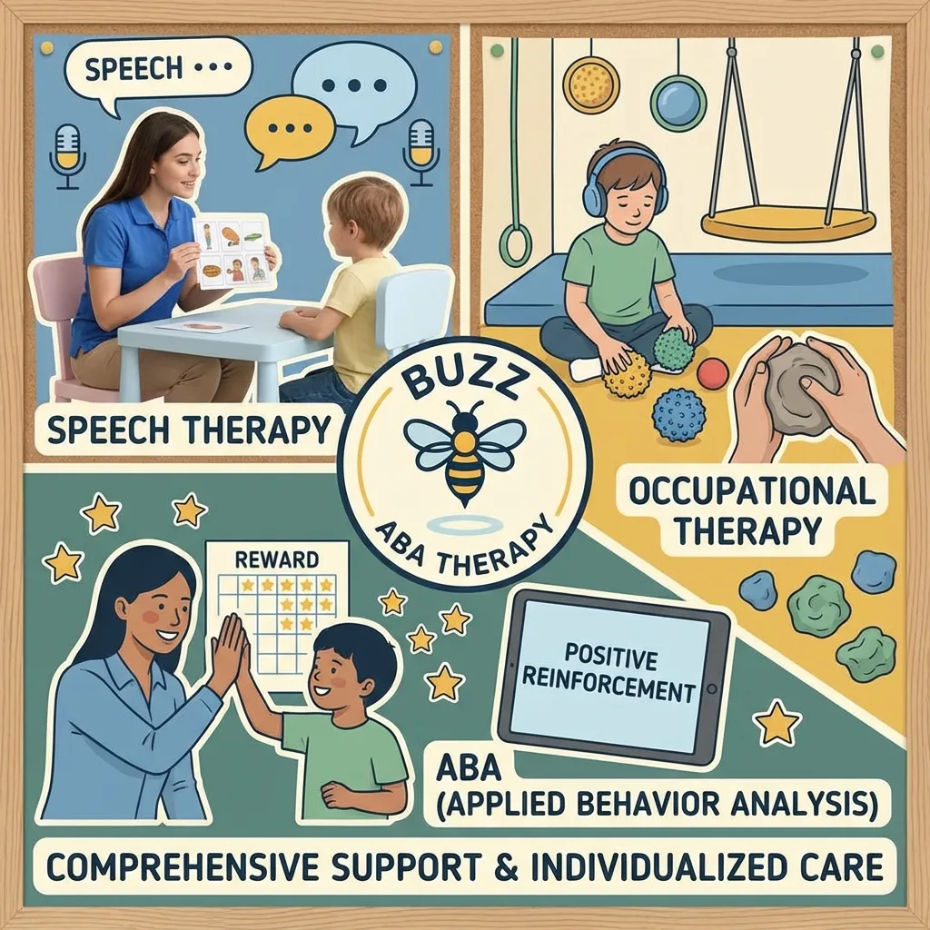 Comparison of different autism therapy types